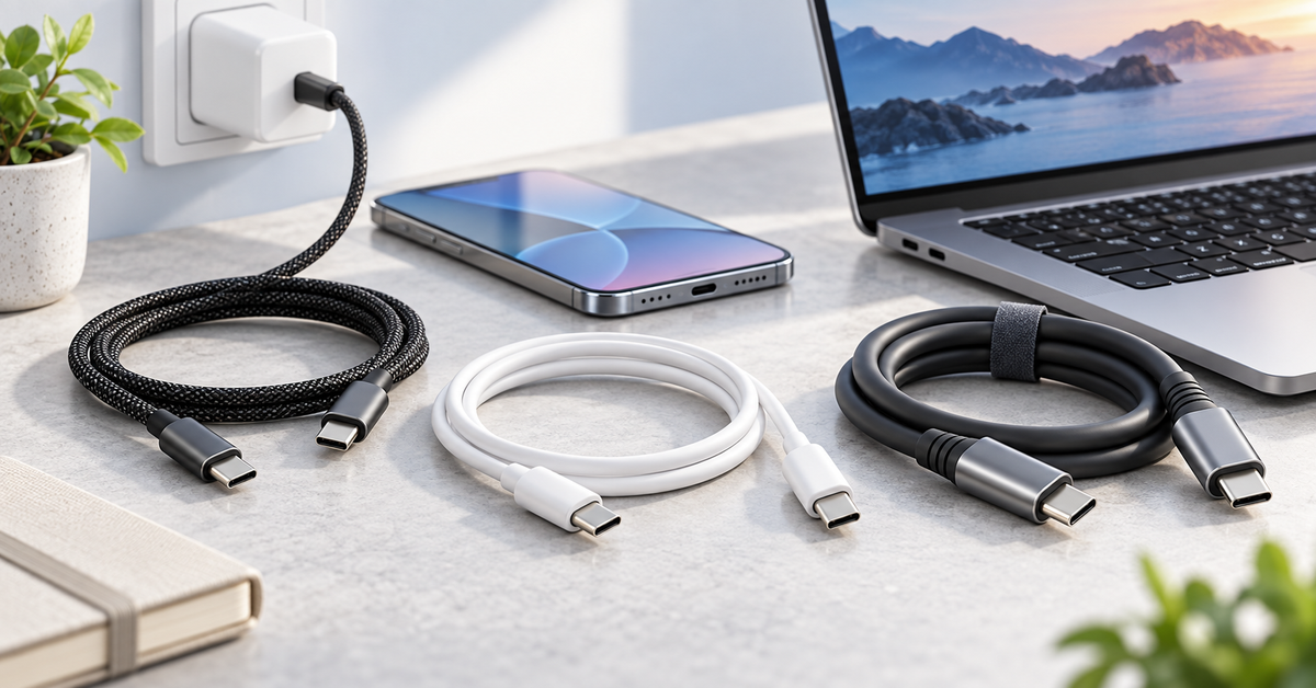 Jak vybrat USB-C kabel: proč nejsou všechny kabely stejné?